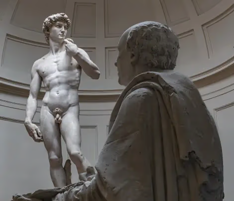 david by michelangelo in florence