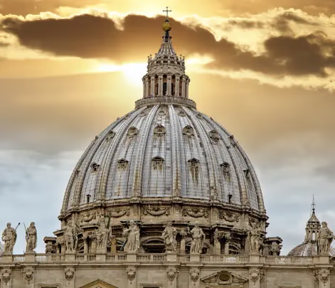 st. peter's dome in the vatican city